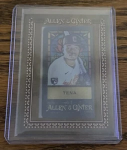 2024 Topps Allen & Ginter Jose Tena Framed Mini Stained Glass Rookie RC 1:967 SP - Picture 1 of 2