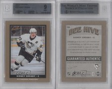 2006-07 Upper Deck Bee Hive Gold Sidney Crosby #19 BGS 9 MINT