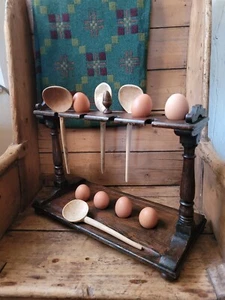 A Fantastic Rare Spoon Rack Egg Rack Stand utensil kitchen stand - Picture 1 of 11