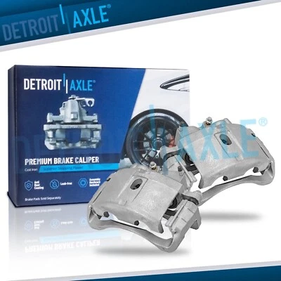 Front Disc Brake Calipers w/Bracket for Chevrolet GMC Silverado Sierra 2500 3500 - Image 1 of 4