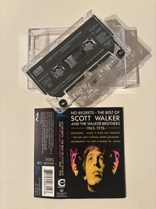 SCOTT WALKER & THE WALKER BROTHERS - NO REGRETS: THE BEST OF (UK CASSETTE TAPE) - Picture 1 of 6