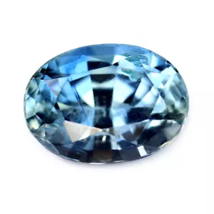 Certified Natural Unheated Blue Sapphire 0.70ct SI Clarity Madagascar Oval - Picture 1 of 2