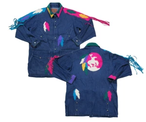 VTG Schaefer Outfitters Southwestern Drifter Coat (S) Native American USA Made - Imagen 1 de 12