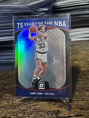 2021-22 DONRUSS OPTIC LARRY BIRD 75 YEARS OF NBA #36 SILVER PRIZM SP CELTICS - Image 1 of 2