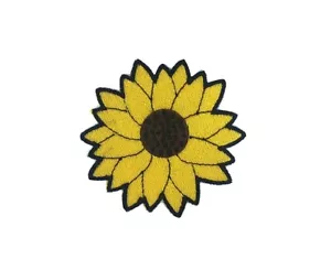 Patch aufnaher aufbugler applikation bügelbild blume Sonnenblume - Bild 1 von 1