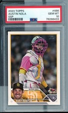 2023 Topps Series Two SSP Austin Nola PSA 10 San Diego Padres #486