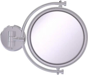 Allied Brass WM-4/3X 8 Inch Wall Mounted 3X Magnification Make-Up Mirror Satin - Picture 1 of 1