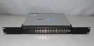CISCO Linksys SR224 24-Port 10/100 +2-Port Gigabit Ethernet Switch W/Rackmount - Picture 1 of 2