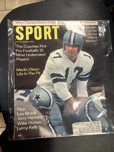 SPORT Magazine November 1968 Dallas Cowboys Dandy Don Meredith No Label - Picture 1 of 1