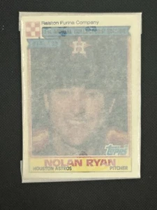 1984 Topps Ralston Purina Nolan Ryan On Top Front Of Wax Pack Showing Rare *P53 - Picture 1 of 4