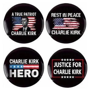 Charlie Kirk A True Patriot Pray Justice Assassination Shooting Hero MAGA U GX - Picture 1 of 22