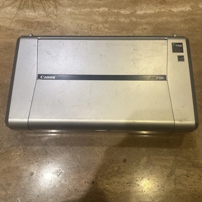 Canon Pixma iP100 Inkjet Photo Printer NO POWER CORD - Image 1 of 4