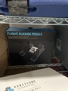  Flight Rudder Pedals Logitech flight Simulation Controller - Picture 1 of 1