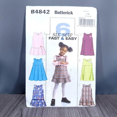 Sewing Pattern Jumpers 6 Sew Fast and Easy Uncut Butterick B4842 - Image 1 of 3