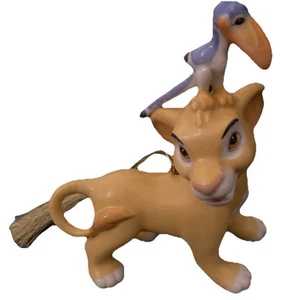 Lenox Disney Simba & Zazu Vitrine König der Löwen Porzellan Ornament #870659 - Bild 1 von 11