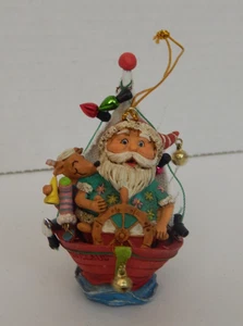 Unbranded * Sailing Santa Christmas Ornament - Picture 1 of 8