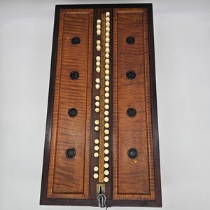 Antiguo instrumento de madera órgano de regazo Abraham Prescott de la década de 1840 - Imagen 1 de 9