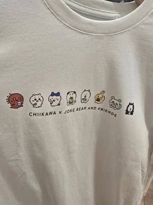 NWT Uniqlo Chiikawa × Joke Bear and Friends White T-Shirt US Women Size XS-L - Image 1 of 3