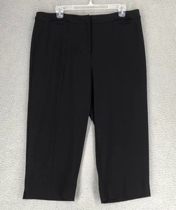 Pantalone Capri Elasticizzato Emma James Taglia 14 Nero - Foto 1 di 10