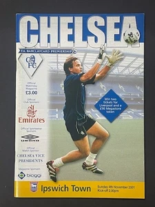 2001/02 CHELSEA V IPSWICH TOWN 04-11-2001 PREMIER LEAGUE - Picture 1 of 1