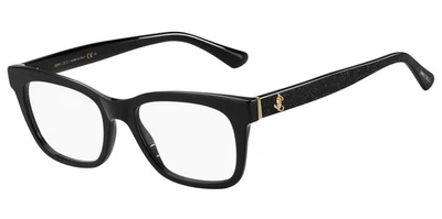 Marco de gafas cuadrado brillante negro Jimmy Choo para mujer - JC277-0NS8-00 - Italia Foto 1 de 3