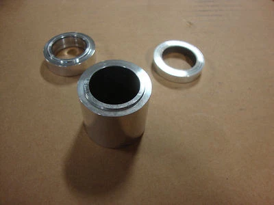  BIG DOG MOTOCICLETAS 2006-11 K-9 ESPACIADOR RUEDA TRASERA PARA EJE DE 1" JUEGO DE 3 PULIDOS Foto 1 de 3