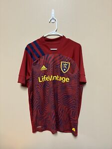 Real Salt Lake Football Shirt Red Large 2020/2021 MLS Football Jersey
