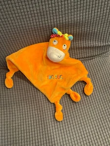 Tuc Tuc Giraffe Baby Lovey Orange Security Blanket 10” You Soft Toy 03616 - Picture 1 of 6