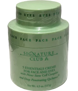 Signature Club A 5 Essentials Creme Plant Stem Cell Complex Face Eyes 4.5oz - Picture 1 of 3