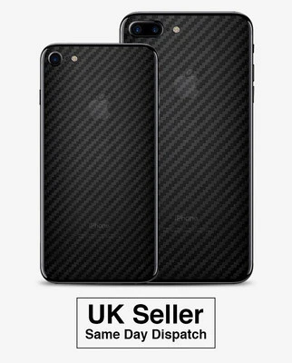 Película adhesiva trasera para iPhone 7/7 Plus recubrimiento transparente de fibra de carbono Foto 1 de 4