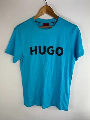 HUGO BOSS Crew Neck T-Shirt  10242929  Blue Size XS - Image 1 of 4