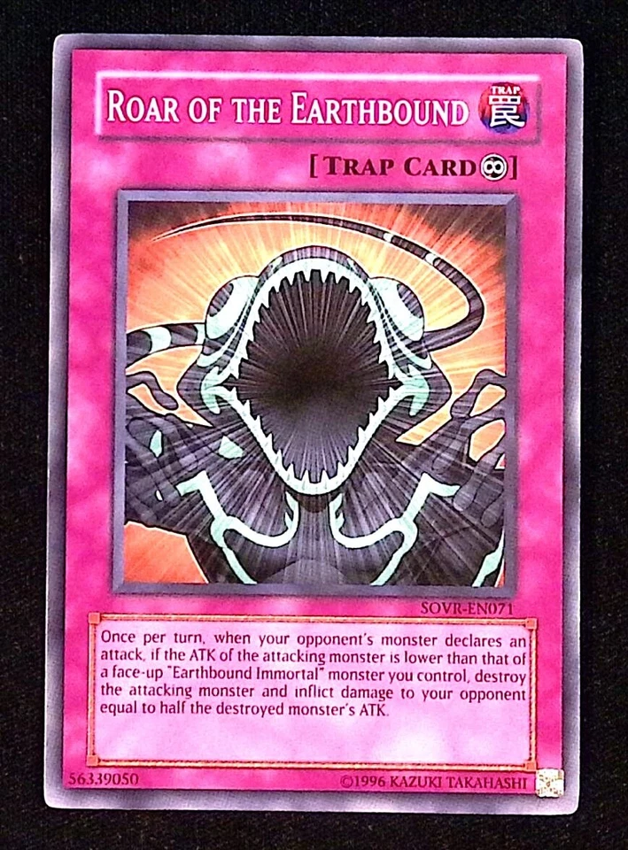 Roar of the Earthbound YuGiOh Stardust Overdrive Trap Common - Image 1 of 2