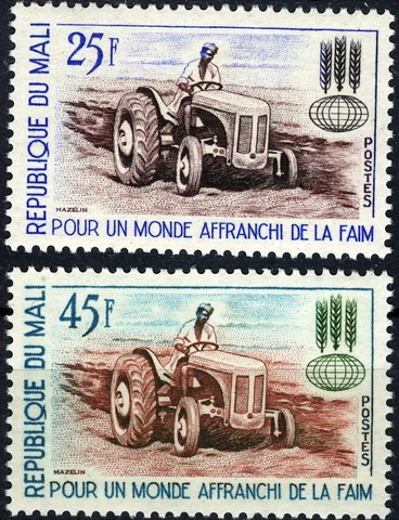 Mali 1963 FAO Freedom from Hunger MNH (SC# 43-44) Cover