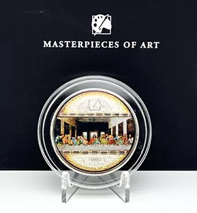 Cook 2008 Masterpieces of Art LAST SUPPER Leonardo Da Vinci 3 oz Silver Coin - Picture 1 of 11