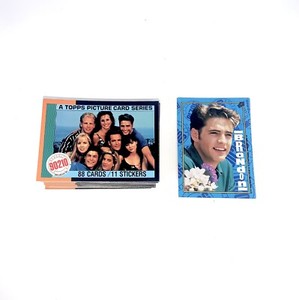 1991 Beverly Hills 90210 Base trading card 88 Cards & 11 Stickers Complete Set