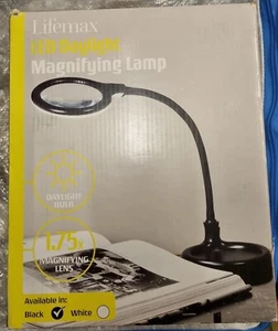 LIFEMAX Daylight LED Magnifying Lamp (715732) - Black - Picture 1 of 3