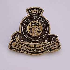 City Of Lethbridge 1890 1906 Ad Ocasionis Januam Alberta Pin - Lapel, Hat - Nice - Picture 1 of 6