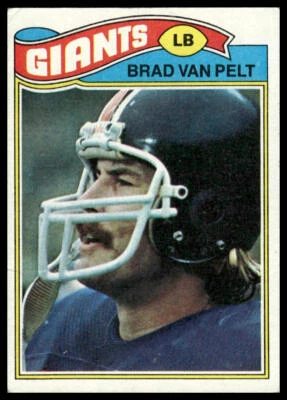 1977 Topps #175 Brad Van Pelt New York Giants - Image 1 of 2