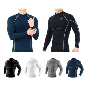 Take Five Mens Skin Tight Compression Layer Running Shirt S~2XL 005 - Picture 1 of 10
