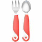  Fork and Spoon Set Stainless Steel Baby Kids Suit Case Suits