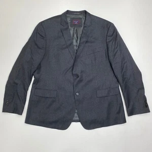 Chaqueta Blazer UNTUCKit Para Hombre 48R Gris 100% Lana Dos Botones Forrados Bolsillos - Imagen 1 de 20
