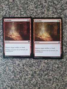 MTG - 2 x Demolish - Magic Origins - Picture 1 of 1