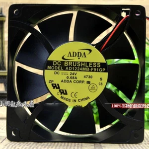 ADDA AD1224MB-F91GP 12038 24V 0.68A 12CM Inverter Chassis Cooling Industrial Fan - Picture 1 of 5