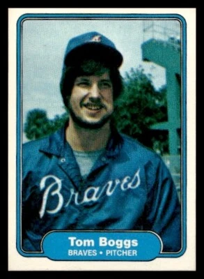 1982 Fleer #430 Tom Boggs Atlanta Braves Baseball card - Image 1 of 2