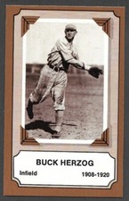 1975 FLEER LAUGHLIN  PIONEERS of BASEBALL #27  Buck Herzog CINCINNATI REDS NM  B