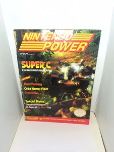 Nintendo Power May/June 1990 Super C With Poster and Inserts! - Picture 1 of 7