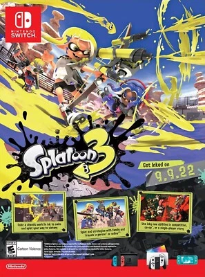 Splatoon 3 (Nintendo Switch) New - Image 1 of 4