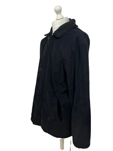 Abrigo Chaqueta BHS Para Hombres Negro Mezcla Algodón Talla UK L 41-43 Softcell De Colección - Imagen 1 de 11