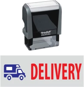 Entrega con foto. - Sello de goma autoentintado Trodat 4912 (tinta azul/roja) - Imagen 1 de 3