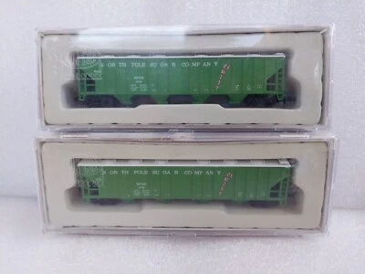 Con-Cor 1989 Christmas Car North Pole Sugar Tank car Train échelle N 1/160 Green - Photo 1/4